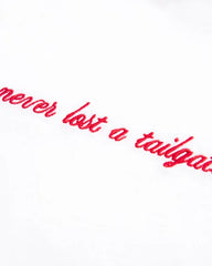 Never Lost A Tailgate Graphic Skimming Tee