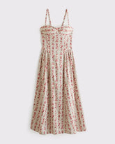 Bra-Free Dipped Waist Maxi Dress