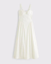Bra-Free Dipped-Waist Maxi Dress