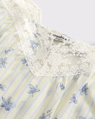 100% Cotton Lace-Trim Sleep Cami