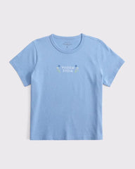 Short-Sleeve Vodka Soda Graphic Skimming Tee