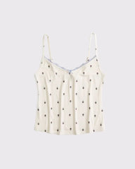 Lace-Trim Sleep Cami