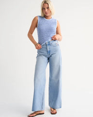 High Rise Wide Leg Jean