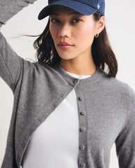 100% Cashmere Shrunken Cardigan