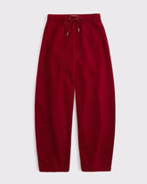 High Rise Forward Seam Barrel Sweatpant