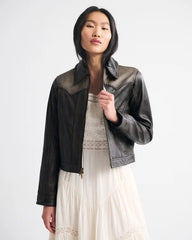 Western Genuine Leather Jacket