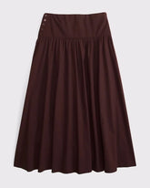 High Rise Maxi Skirt