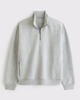 YPB Waffle Texture Half-Zip Sweatshirt