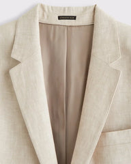 The A&F Collins Athletic Fit Slim 100% Linen Blazer