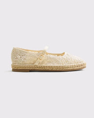 Crochet Espadrille Flat