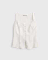 Long-Length Button-Through Vest