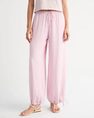 Convertible Crinkle Balloon Pull-On Pant