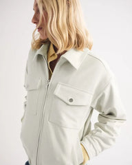 Vegan Suede Bomber Jacket