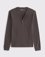 Essential Slim Ribbed Henley