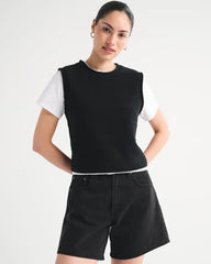 100% Cotton Rollneck Sweater Shell
