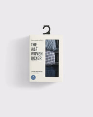 3-Pack Woven Logo Boxers
