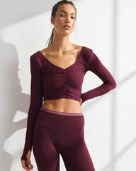 YPB studioFLEX Rib Long-Sleeve Top