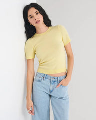 Merino Wool-Blend Sweater Tee