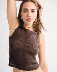 Floral Crochet Top