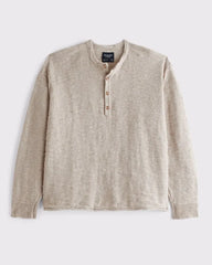 100% Cotton Knit Henley