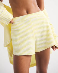 Seersucker Short Coverup