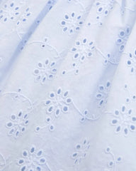 Embroidered Cutwork Sleep Short