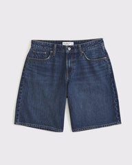 Curve Love Low-Rise Denim Bermuda Jort