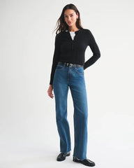 Cashmere Crew Cardigan