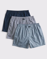 3-Pack Woven Logo Boxers
