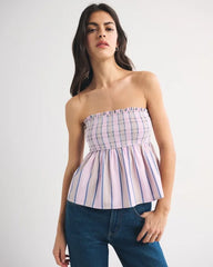2-in-1 Convertible Smocked Top