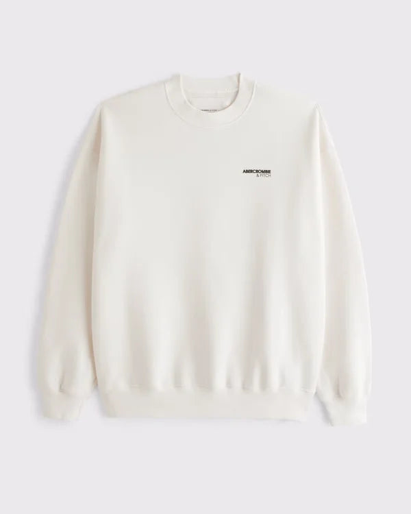 Micro-Logo Crew Sweatshirt