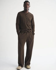 Waffle-Knit Lounge Pant