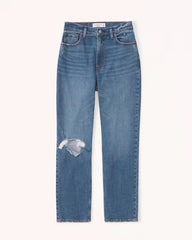 Curve Love Ultra High Rise Ankle Straight Jean