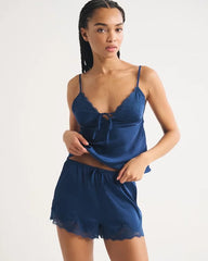 Lace and Satin Sleep Short