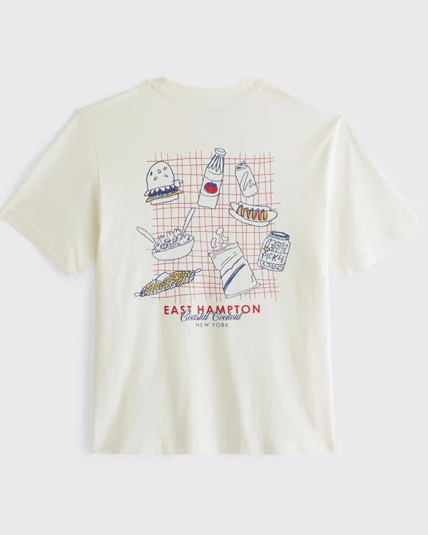 East Hampton Vintage-Inspired Graphic Tee