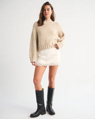 Easy Funnel Neck Sweater