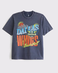 Dallas Wings Vintage-Inspired Graphic Tee