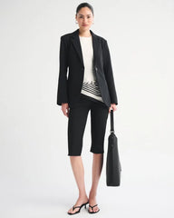Nipped Waist Suiting Blazer