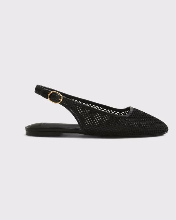 Slingback Mesh Flats