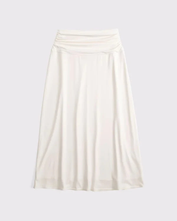 Drop-Waist Maxi Skirt