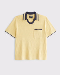 Varsity Johnny Collar Sweater Polo