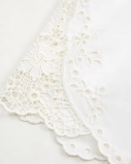 Embroidered Cutwork Sleep Short