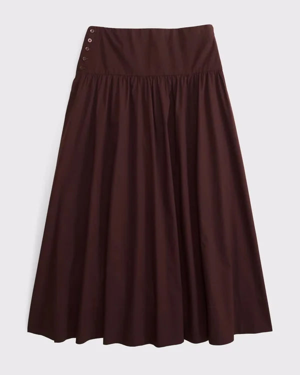 High Rise Maxi Skirt