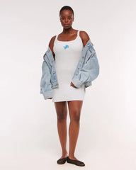 Dallas Cowboys Bra-Free Essential 90s Rib Mini Dress