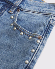 Curve Love High Rise 90s Relaxed Studded Jean