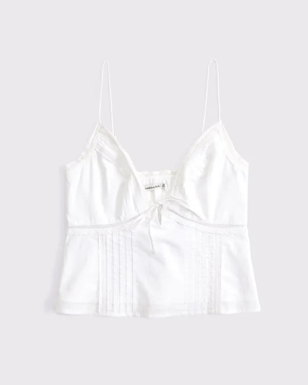 A&F Bella Tie-Front Cami
