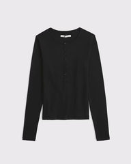 Long-Sleeve Vintage Jersey Henley