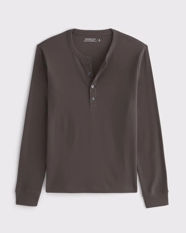 Essential Slim Ribbed Henley