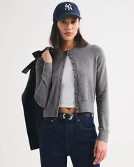 100% Cashmere Shrunken Cardigan