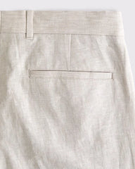 The A&F Collins Athletic Fit Slim 100% Linen Suit Pant